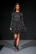 Christina Duxa zur Mercedes Benz Fashion Week 2012 in Berlin - "La vie en Rose" mit einem Feuerwerk aus Schwarz und Weiß