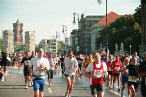 berlin-marathon Salsa- und Tango-Tänzer zu Berliner Lauf-Events
