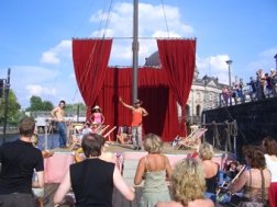 Salsa open air in Berlin-Mitte am Bodemuseum