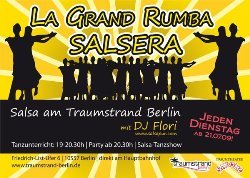 open air Salsa-Party dienstags am Traumstrand Berlin