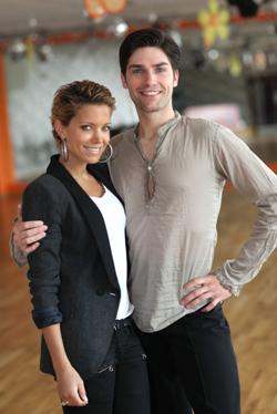 Sylvie van der Vaart mit neuem Tanzpartner - Chistian Polanc - (c) RTL / Andreas Friese