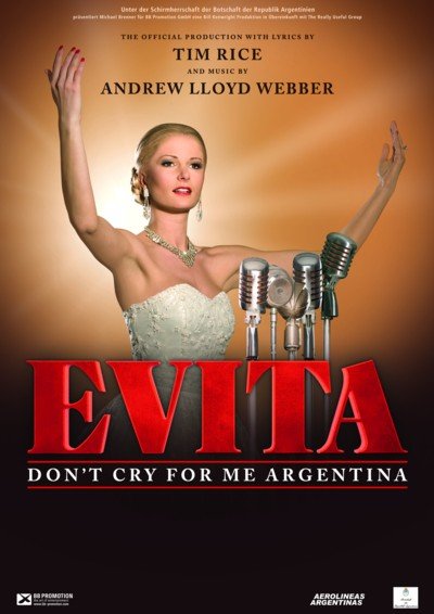 Evita - Musical-Tour 2010-2011 - Original-Plakatmotiv