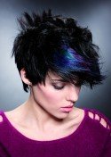 Kurzhaarfrisuren 2010-2011 - schwarze Haare