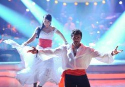 Dancing Stars Julia Polai und Mike Galeli bei den Proben zur Show - Foto: ORF/Ali Schafler