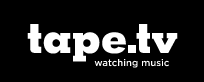 Logo tape.tv - modernes Musikfernsehen