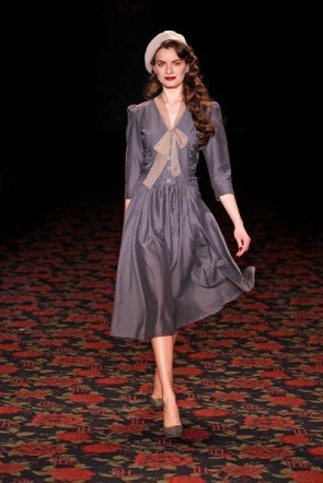 Lena Hoschek Kleid Herbst-Winter 2012-2013 at MBFW - 10