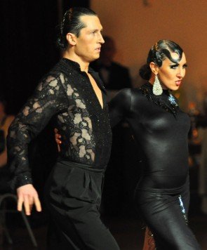 Vladyslav Talybin und Evgenia Poskrebysheva zum GP von Deutschland 2012 Latein-Tänze - 2