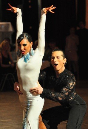 Vladyslav Talybin und Evgenia Poskrebysheva zum GP von Deutschland 2012 Latein-Tänze - 3
