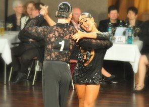 Evgenia Poskrebysheva - Vladyslav Talybin – DM Latein 2012 Profis in Giessen - 1