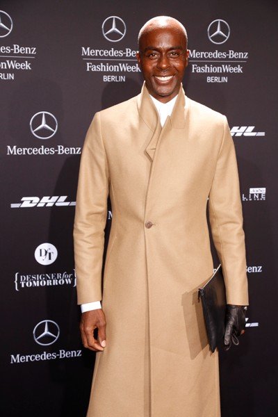 Bruce Darnell als Gast zur Mercedes Benz Fashion Week 2013 Januar