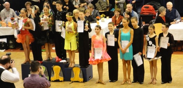 Berliner Meisterschaft 2013 Lateinamerikanische Tänze - Siegerehrung Junioren 1 B