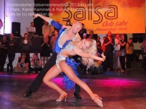 Kamil Kaminski - Natalie Metzdorf - Gewinner Deutsche Meisterschaft Salsa 2013 - Foto:(c) Ralf Becker
