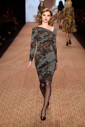 Kleid von Lena Hoschek - MB Fashion Week Berlin Januar 2014 - 03