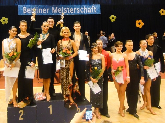 Berliner Meisterschaft 2014 Latein Hauptgruppe S - Foto: (c) Salsango - Namen der Paare unten