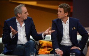 Christian Rach mit Markus Lanz bei "Wetten, dass..? - Foto: (c) ZDF, Sascha Baumann