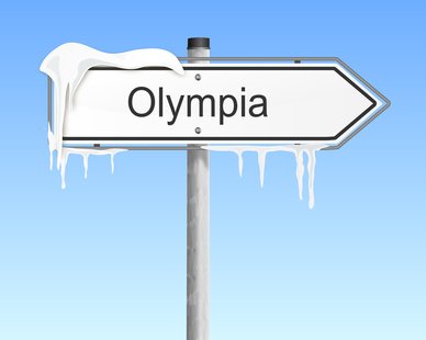 Olympische Winterspiele 2014 in Sotschi - Grafik © JiSIGN - Fotolia.com