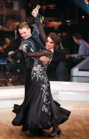 Roxanne Rapp – Vadim Garbuzov beim Paso Doble Dancing Stars 2014 - Foto: (c) ORF – Milenko Badzic