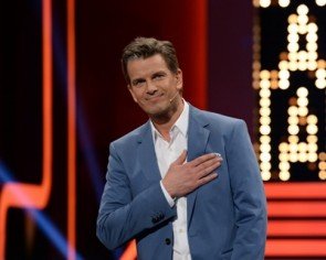 Markus Lanz bei !Wetten dass..?" am 5. April 2014 - Foto: ZDF und Patrick Seeger