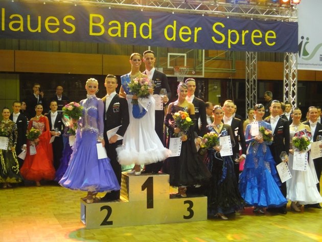 WDSF - Standard-Turnier Siegerehrung Blaues Band der Spree 2014