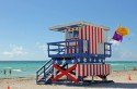 Miami Beach Strandwächter-Häuschen - Foto: (c) Andrea Damm - pixelio.de
