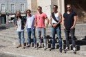 Bachelorette Sendung 13.8.2014 Kandidaten im Gruppen-Date - v.l.n.r. Tim, Manuel, Thomas R., Aurelio und Andreas - Foto: © RTL - Armanda Claro