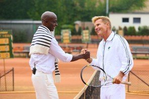 Bruce Darnell und Dieter Bohlen - Tennis beim Supertalent 2014 - Foto: © RTL - Stefan Gregorowius