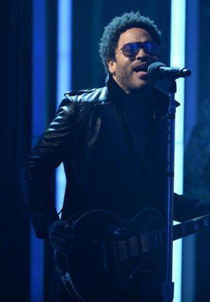 Lenny Kravitz bei 'Wetten, dass..?' am 4.10.2014 - Foto: (c) ZDF, Sascha Baumann