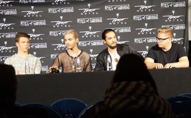 Tokio Hotel Pressekonferenz Oktober 2014 - Foto: (c) Salsango - Karsten Heimberger