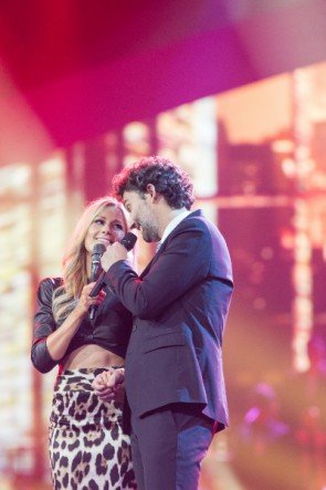 Jonas Kaufmann mit Helene Fischer HFS 25.12.2014 - Foto: (c) ZDF und Sandra Ludewig