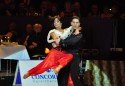 Christian Polanc - Melissa Ortiz-Gomez beim Gewinn der Deutschen Meisterschaft Kür Latein Profi-Tänzer - Foto: (c) Salsango - Karsten Heimberger