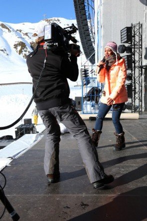 Laura Lopez bei Proben zur DSDS-Live-Show in Ischgl - Foto: © RTL – Stefan Gregorowius