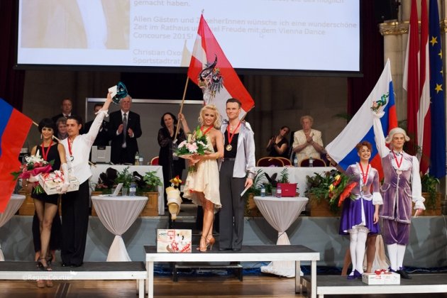 WM Kür Latein 2015 (Showdance) Vadim Garbuzov - Kathrin Menzinger Weltmeister - Foto: (c) Regina Courtier