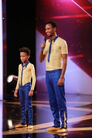 Ashenafi Kebede Kebebew und Bruke Dejene Tola - Kandidaten beim Supertalent 10.10.2015 - Foto: (c) RTL - Stefan Gregorowius