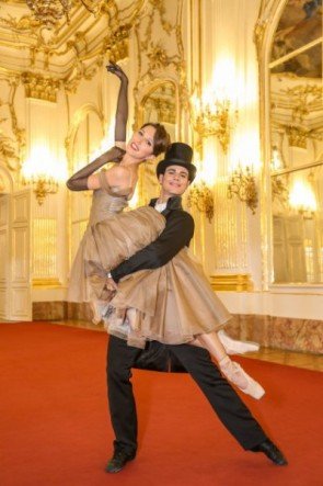 Nina Polakova - Davide Dato vom Wiener Staatsballett Neujahrskonzert 2016 - Foto: (c) ORF - Günther Pichlkostner