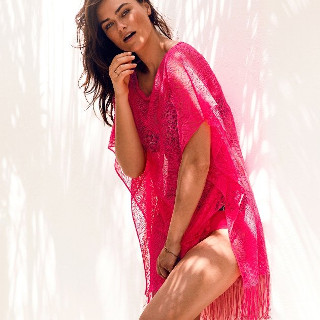 Poncho für den Strand - PrimaDonna Swim Modell Beverly Hills - Farbe Candy Crush