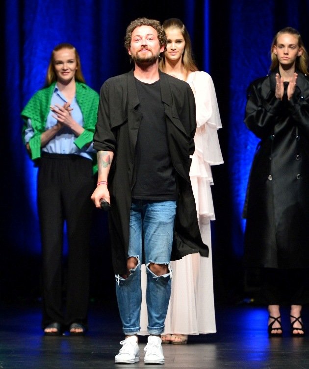 Designer Marcel Ostertag zur Fashion Week Berlin am 30.6.2016