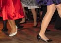 Schuhe für Anfänger in der Tanzschule