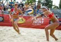 Beachvolleyball WM 2017 - Joana Heidrich - Anouk Vergé-Dépré aus der Schweiz im Achtelfinale