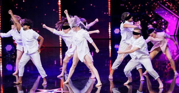 Tanzgruppe Blindness beim Supertalent am 23.9.2017