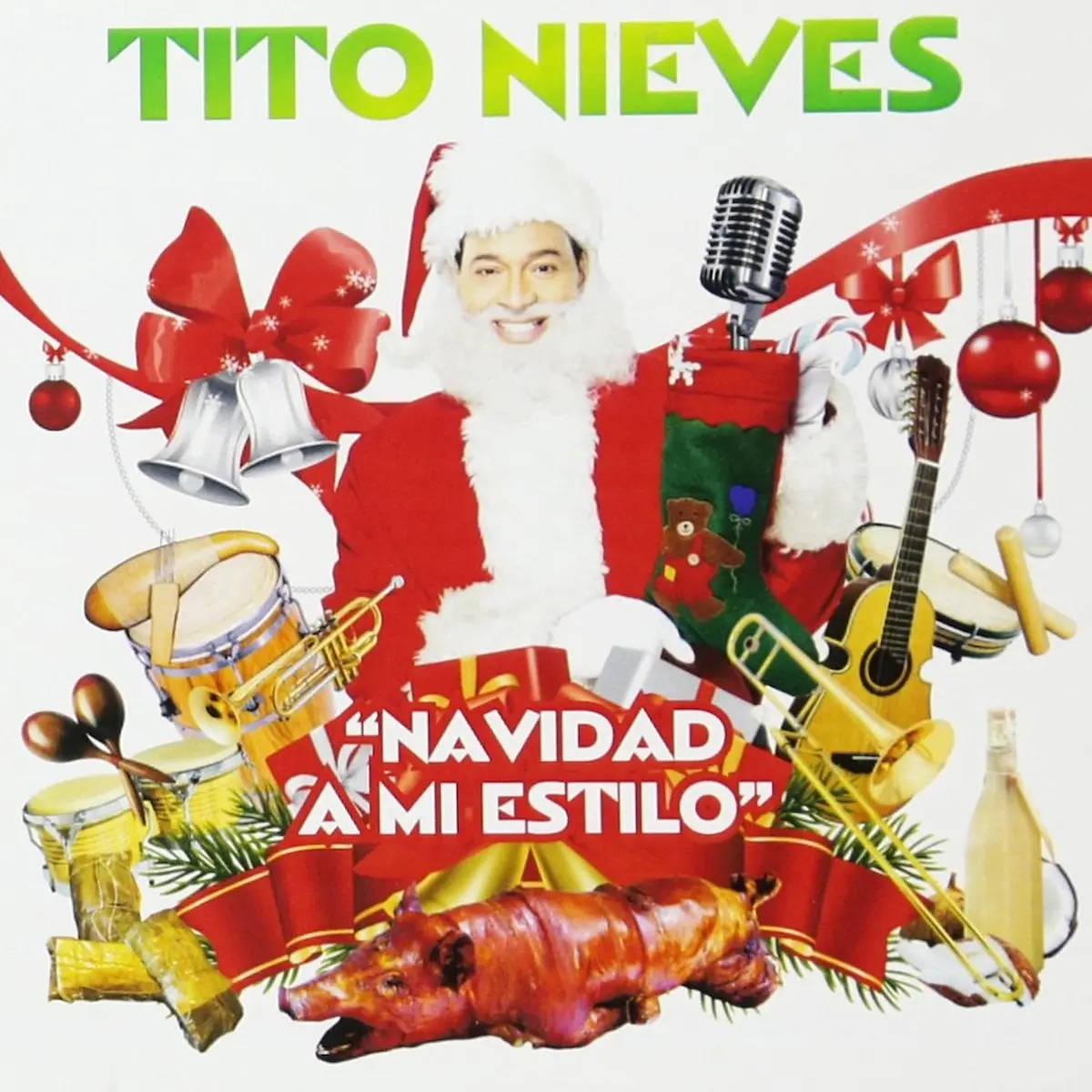 Cover von der Salsa-Weihnachts-CD “Navidad A Mi Estilo” von Tito Nieves