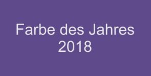 Farbe des Jahres 2018