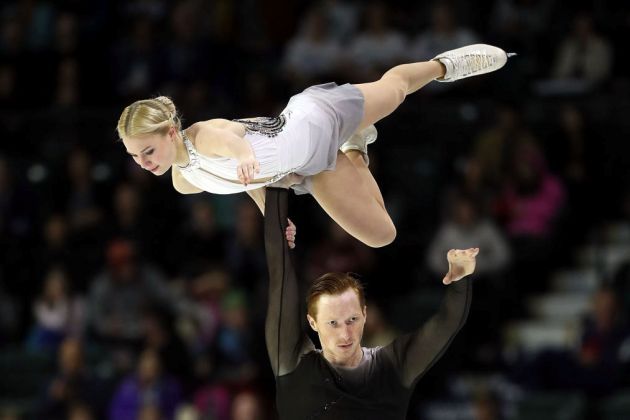 Evgenia Tarasova - Vladimir Morozov bei Skate America 2018