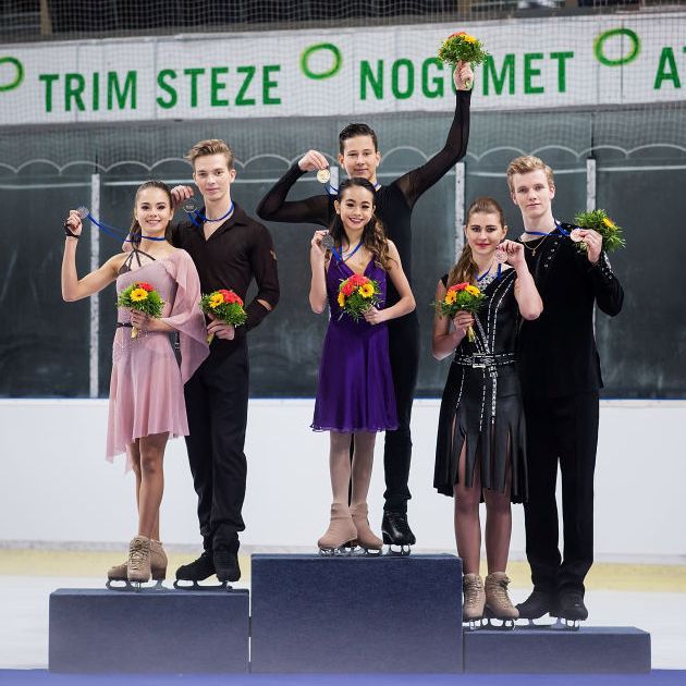Sofia Shevchenko - Igor Eremenko, Avonley Nguyen - Vadym Kolesnik, Polina Ivanenko - Daniil Karpov in Ljubljana 2018