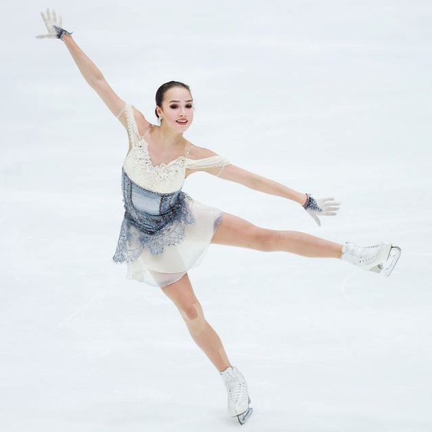 Alina Zagitova im Kurzprogramm Eiskunstlauf-Saison 2018-2019