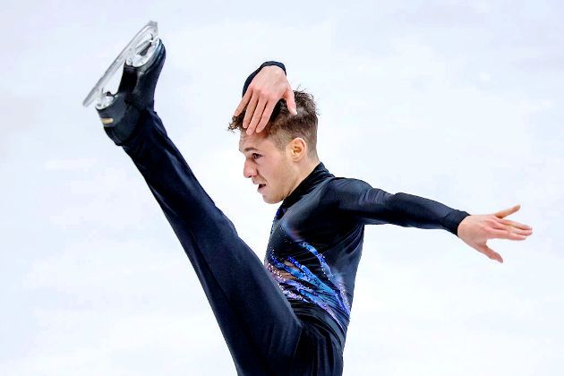 Jason Brown im Kurzprogramm Eiskunstlauf-Saison 2018-2019