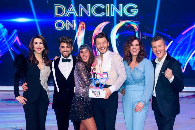 Dancing on Ice 2019 Jury und Sieger Judith Williams, Cale Kalay, Sarah Lombardi, Joti Polizoakis, Kati Witt, Daniel Weiss