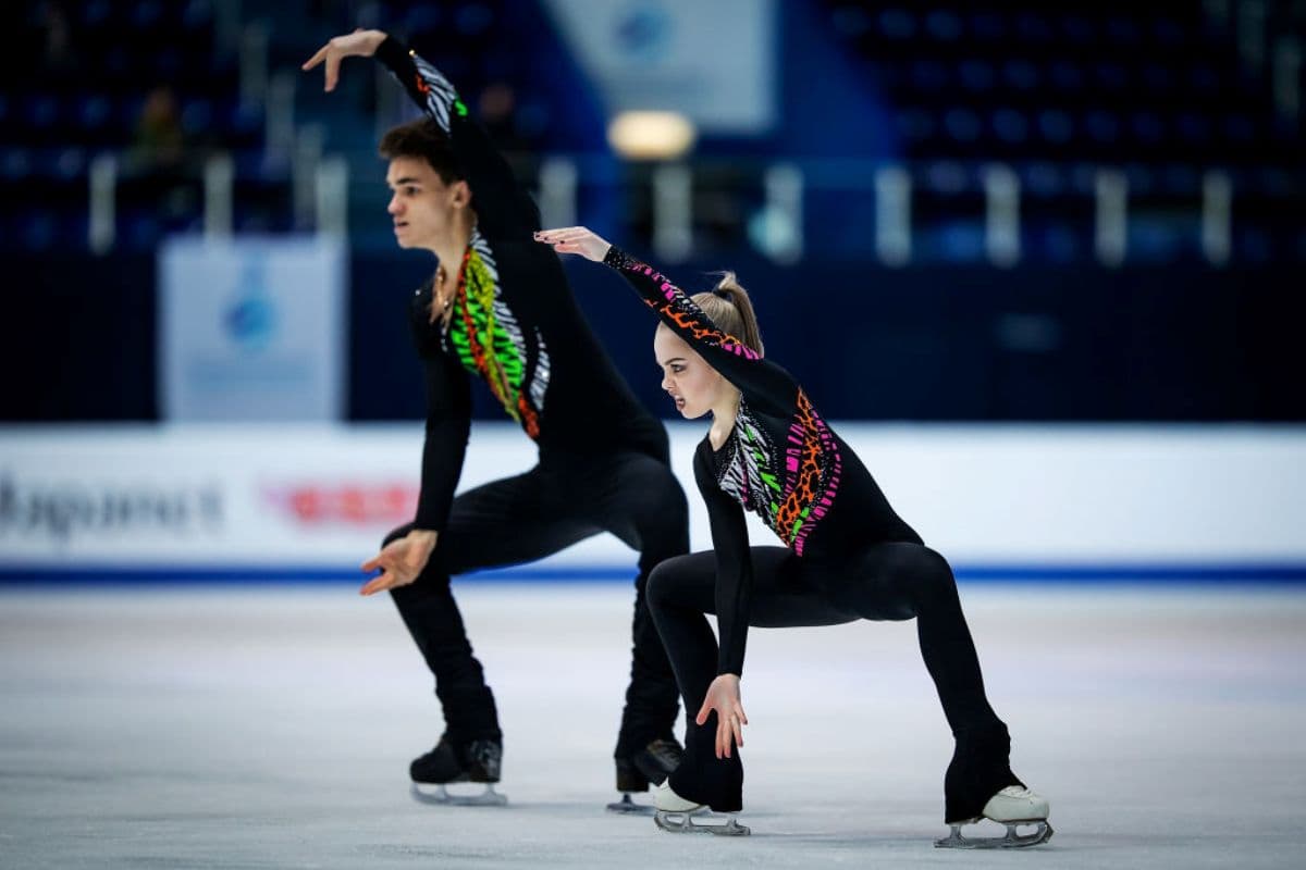 Polina Kostiukovich - Dmitrii Ialin - Kür zur Junioren-WM Eiskunstlauf 2019
