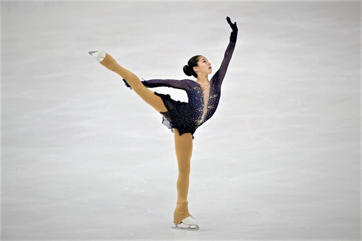 Alysa Liu aus den USA - Platz 1 Eiskunstlauf Junior Grand Prix USA 2019