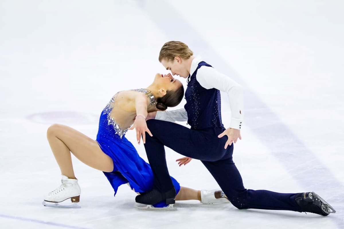 Natalie D'Alessandro - Bruce Waddell aus Kanada beim Junior Grand Prix 2019 in Lettland