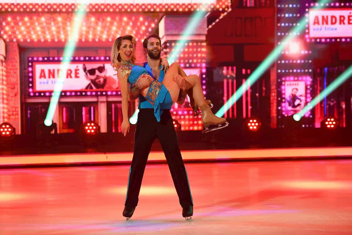 Andre Hamann - Stina Martini bei Dancing on Ice am 22.11.2019